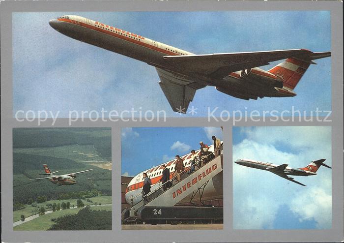 Flugzeuge Zivil Interflug IL-62M
