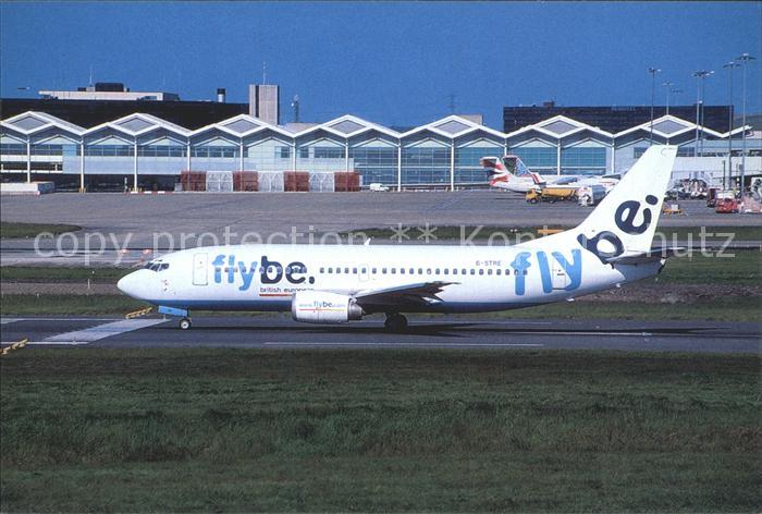 Flugzeuge Zivil Flybe Boeing 737-300 G-STRE Birmingham Airport