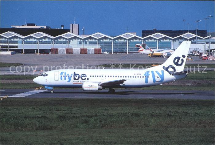 Flugzeuge Zivil Flybe Boeing 737-300 G-STRE Birmingham Airport