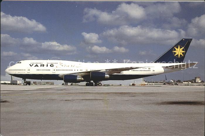 Flugzeuge Zivil Varig Brazil Boeing 747-341 23393 PP-VN