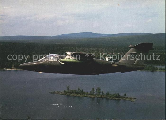 Flugzeuge Militaria Saab 105 Swedish Airforce