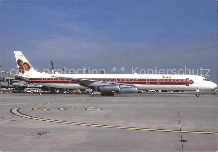Flugzeuge Zivil Thai Airways DC-8-63 HS-TGY cn 46054m/453