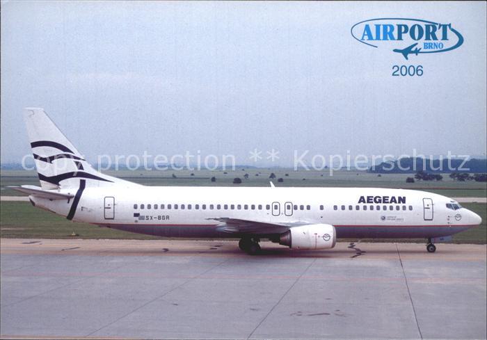 Flugzeuge Zivil Aegean Boeing 737-400 Airport Brno
