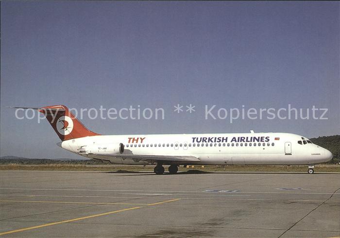 Flugzeuge Zivil THY Turkish Airlines McDonnell Douglas DC-9-32 TC-JAK