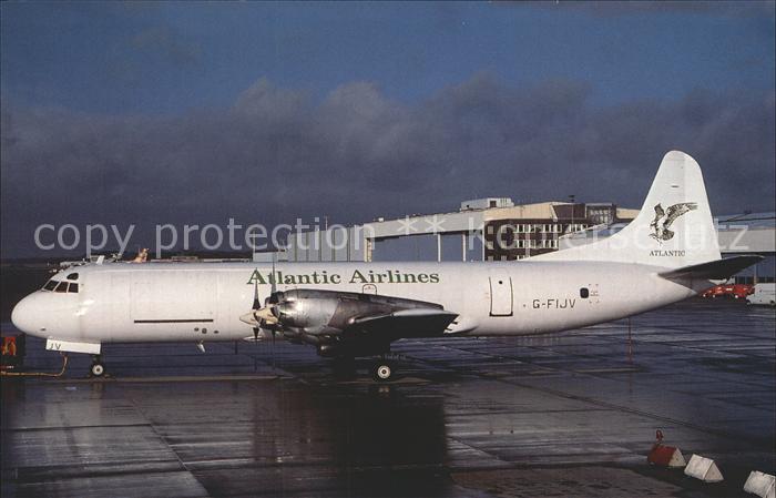 Flugzeuge Zivil Atlantic Airlines Lockheed L188A Electra G-FIJV Cn1129