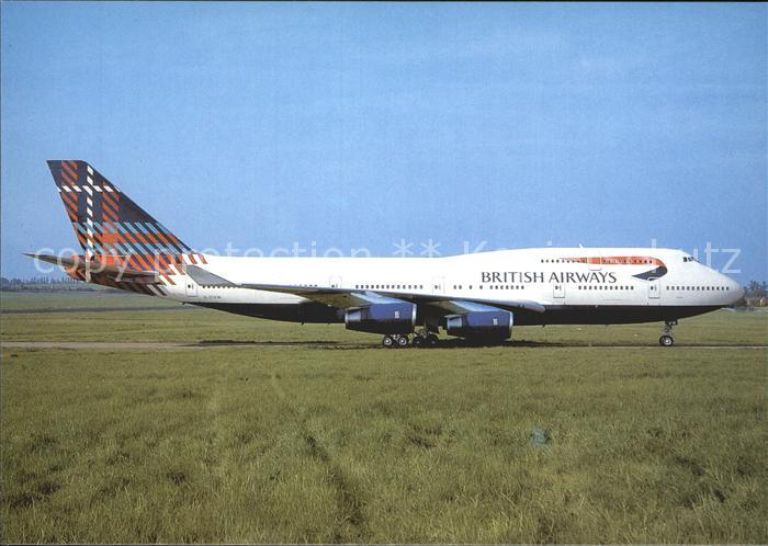 Flugzeuge Zivil British Airways Benyhone colours Boeing 747-400 G-CIVW