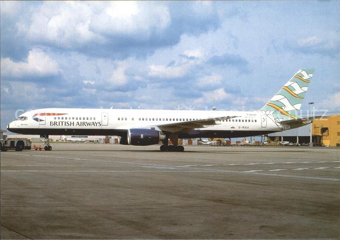 Flugzeuge Zivil British Airways Blue Pole colours Boeing 757-236 G-BIKA