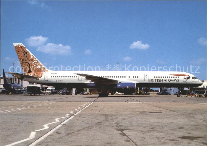 Flugzeuge Zivil British Airways Kudrina Semenov colours Boeing 757 G-BIKH