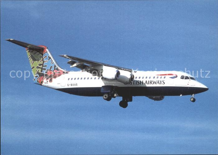 Flugzeuge Zivil British Airways Avro RJ100 Avroliner G-BXAS cn E3301