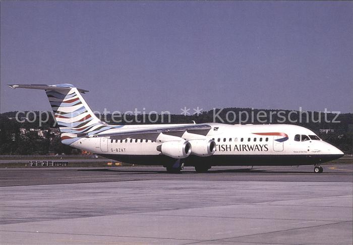 Flugzeuge Zivil British Airways Cityflyer Express Waves of the City colours Avro