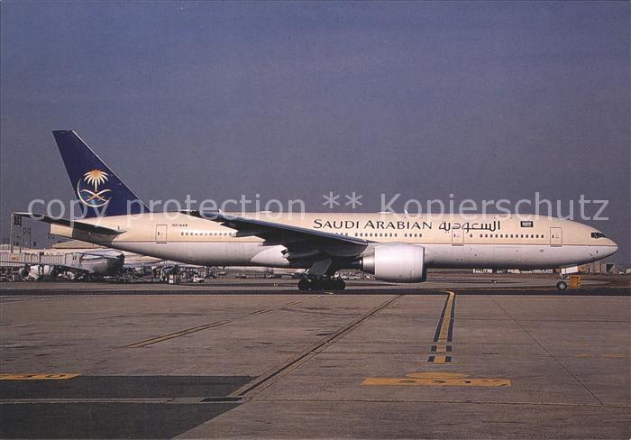 Flugzeuge Zivil Saudi Arabian Boeing 777-268 HZ-AKB c/n 28345/99