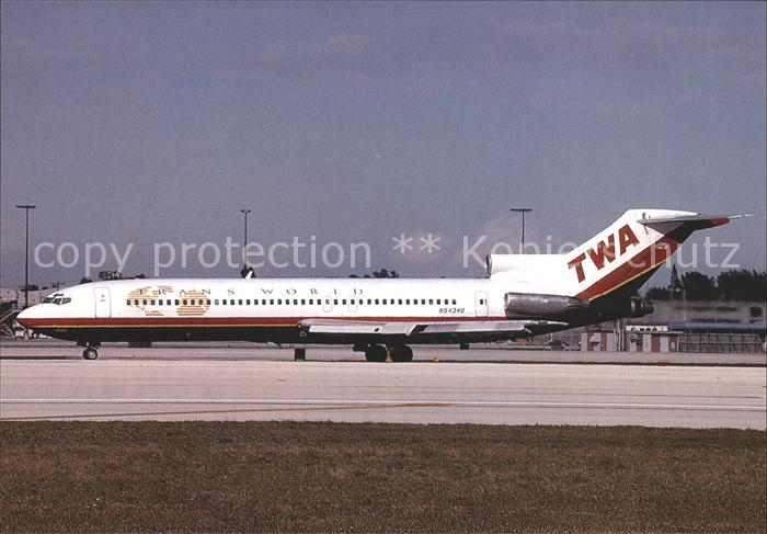 Flugzeuge Zivil TWA Trans World Airlines Boeing 727-231 N54340 c/n 20845/1066