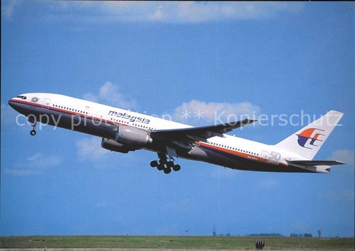 Flugzeuge Zivil Malaysia Airlines B777-2H6 9M-MRA