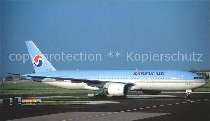 Flugzeuge Zivil Korean Air B777-3B5 A6-EMD c/n 272HL-7531