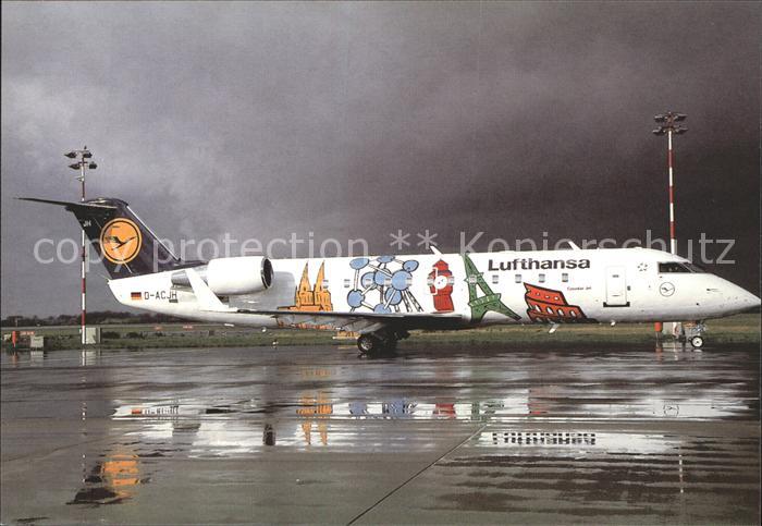 Lufthansa Cityline Europe colours Canadair Region