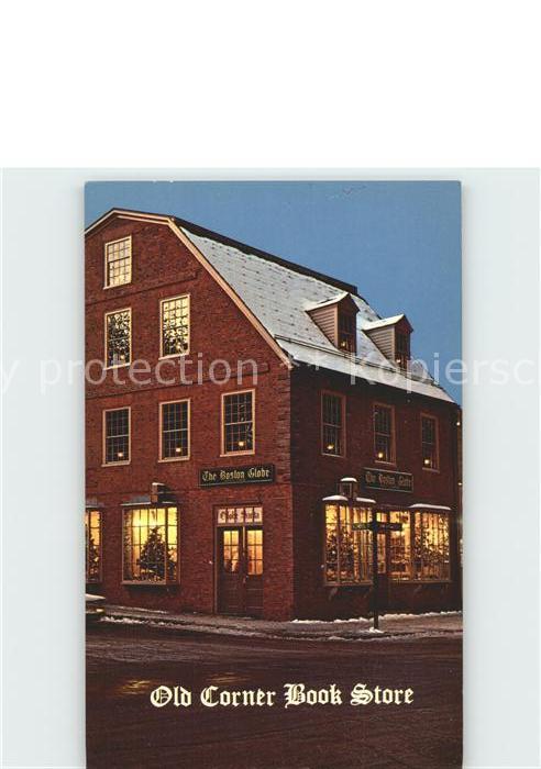Boston Massachusetts Old Corner Book Store