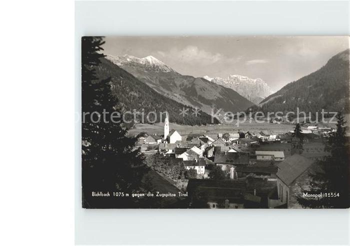 Bichlbach mit Zugspitze