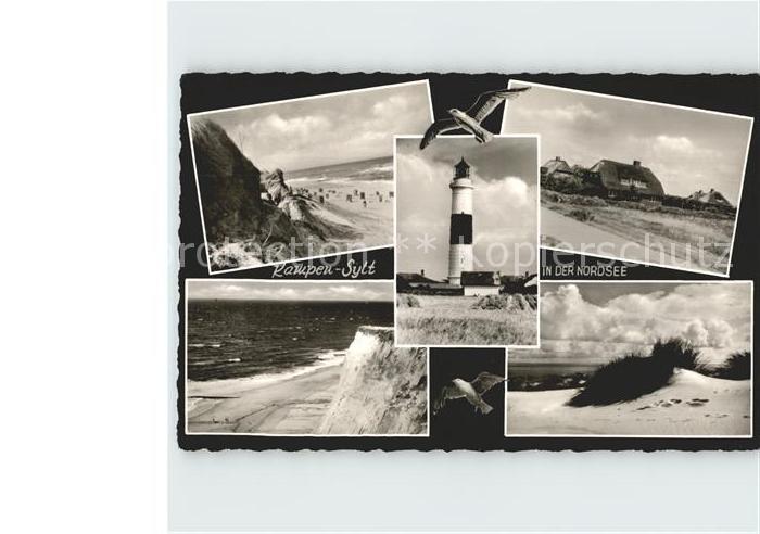 Kampen Sylt Steilkueste Inselhaus Duenen Leuchtturm