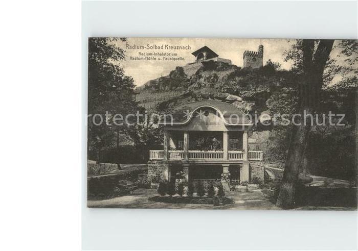 Bad Kreuznach Radium Inhalatorium Radiumhoehle und Faustquelle