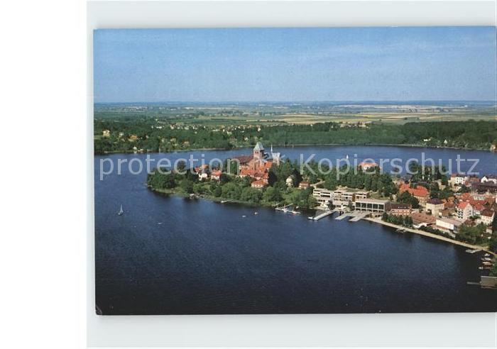 Ratzeburg Schleswig-Holstein Domhalbinsel mit Ruderakademie und Jugendhotel Fli