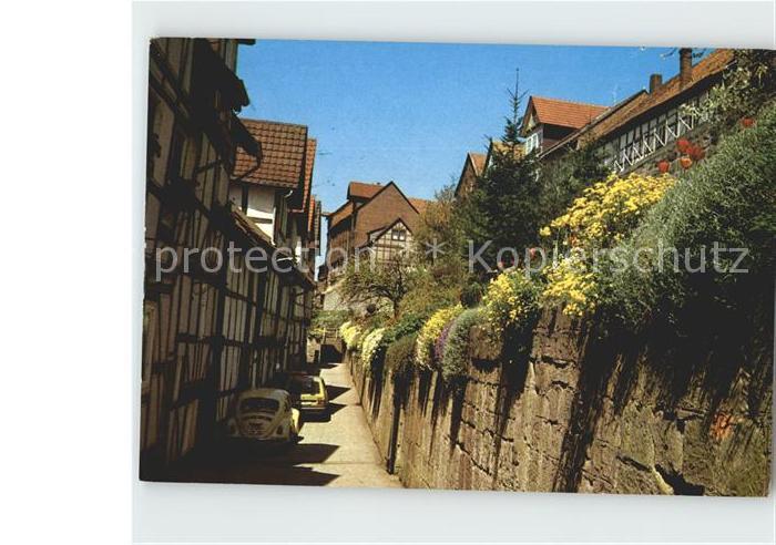 Bad Sooden-Allendorf Alte Fachwerkhaeuser am Fischerstad