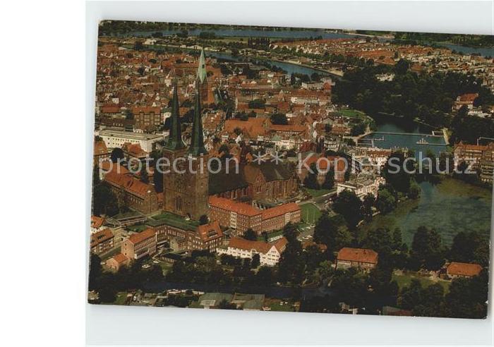 LueBECK CITY Fliegeraufnahme