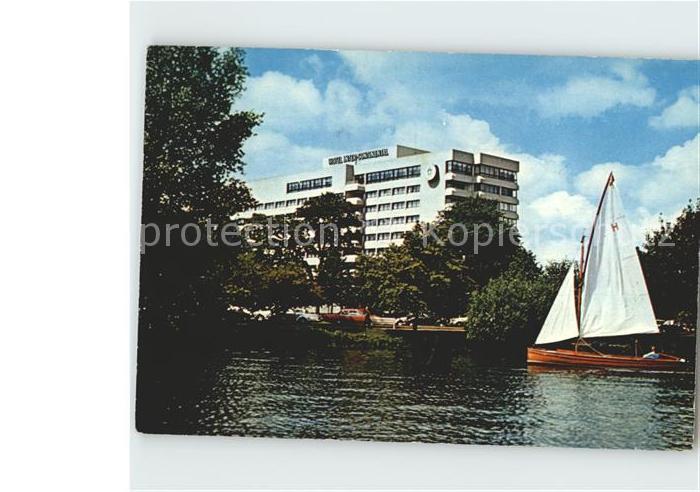HAMBURG  CITY Hotel Inter Continental Segelboot