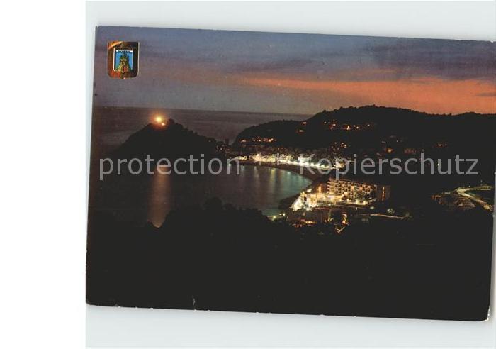 Tossa de Mar Panorama bei Nacht