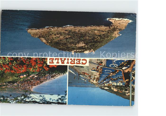 Ceriale Liguria La spiaggia Panorama Isola Gallinara vista dall aereo