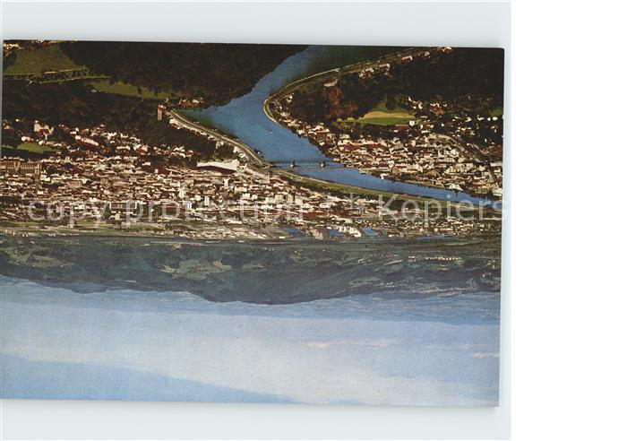 Linz Donau Fliegeraufnahme