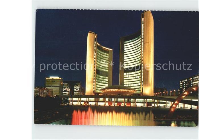 Toronto Canada City Hall Complex Circular Building