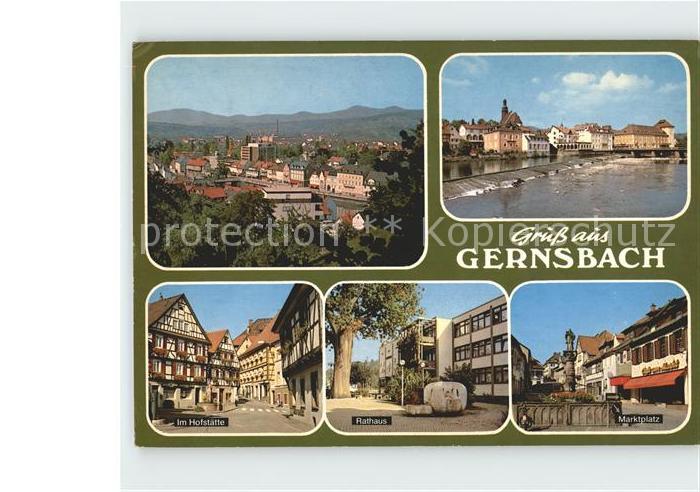 Gernsbach Total Murgpartie Im Hofstaette Rathaus Marktplatz