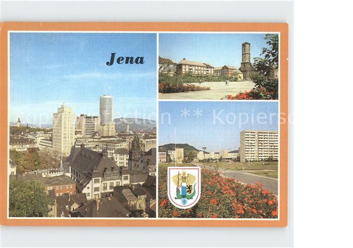 Jena VEB Carl Zeiss Stadtkirche St Michael Lobeda Karl Marx Allee