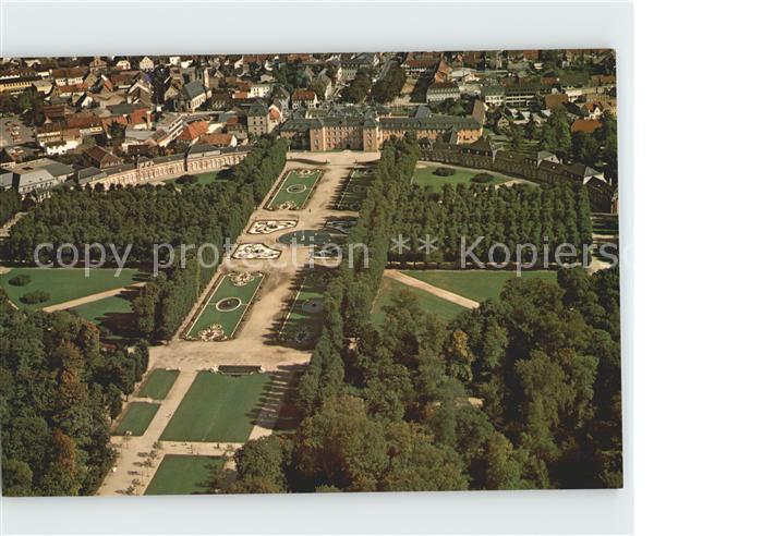 Schwetzingen Schloss mit Schlossgarten Fliegeraufnahme