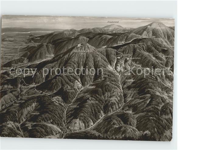 Kandern Schloss Buergeln Panoramakarte