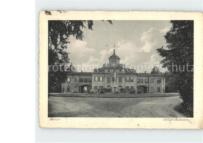 Weimar Thueringen Schloss Belvedere