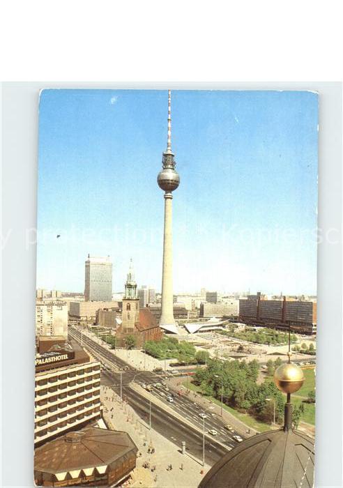 BERLIN CITY Blick vom Dom mit Fernsehturm