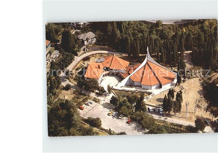 Portorose Istrien Pfarrzentrum Fliegeraufnahme