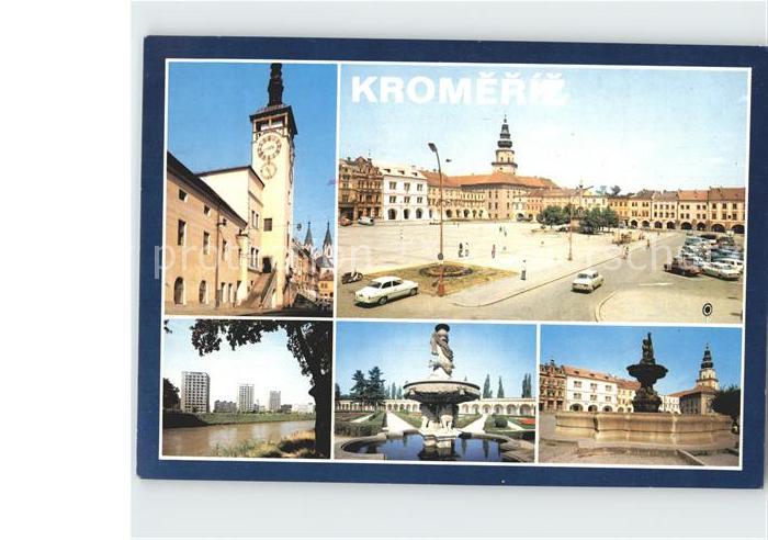 Kremsier Kromeriz Czechia mesto zalozene kolem baroknim zamkem s cennymi sbirkam