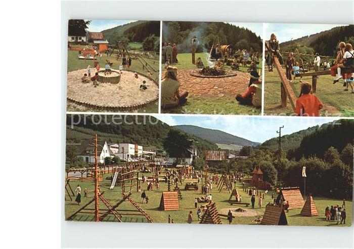 Siedlinghausen Grosser Spielplatz Teilansichten
