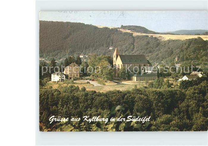 Kyllburg Rheinland-Pfalz Kath Landvolkhochschule mit Stiftskirche