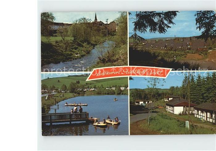 Stadtkyll Teilansicht Total Badeteich Bungalowpark