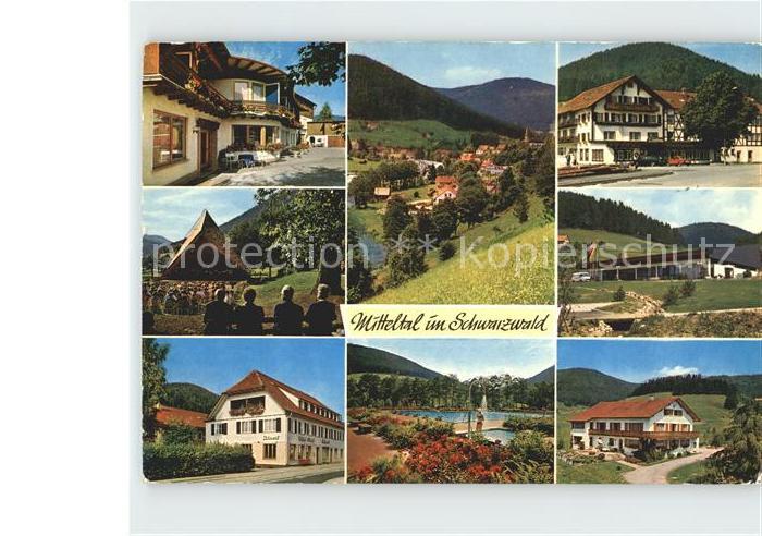 Mitteltal Schwarzwald Orts und Teilansichten Schwimmbad