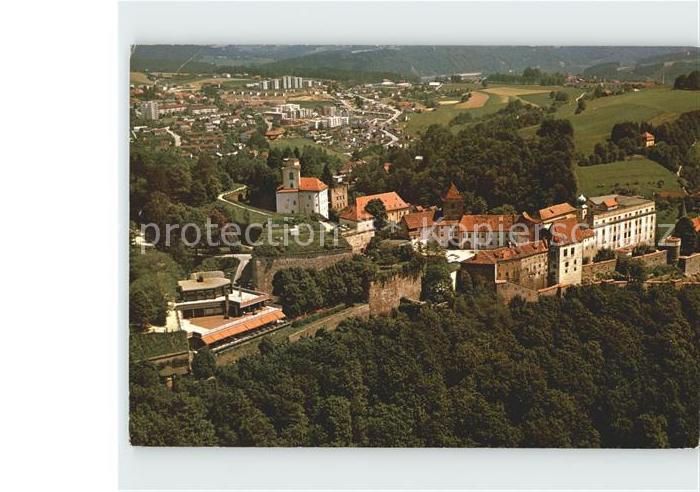 PAssAU Bayern Veste Oberhaus Fliegeraufnahme