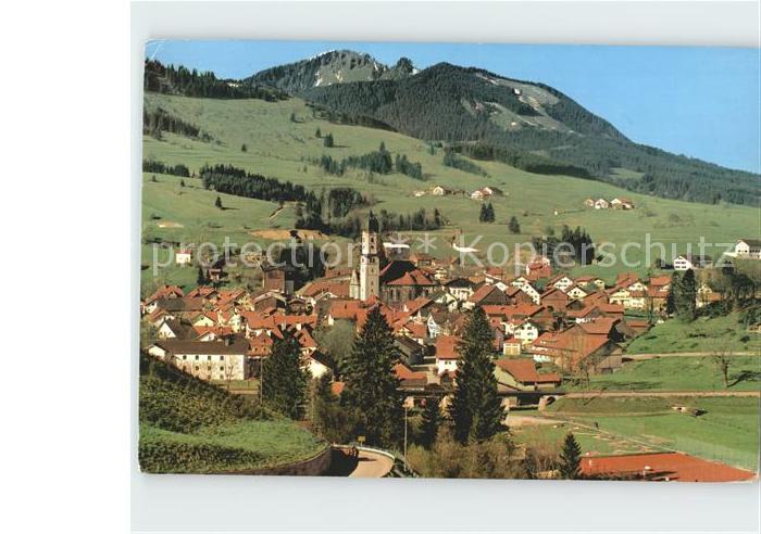 Nesselwang Allgaeu Bayern mit Reuter Wanne