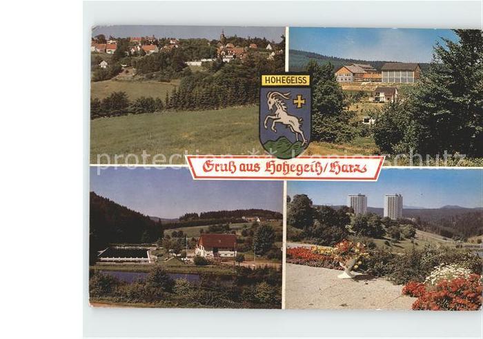 Hohegeiss Harz Panorama Teilansichten Hochhaeuser
