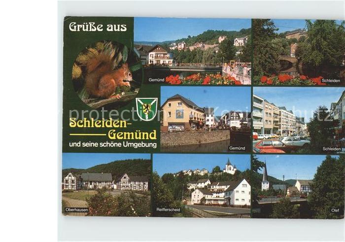 Schleiden Eifel Gemuend Schleiden Teilansichten Oberhausen Reifferscheid Olef