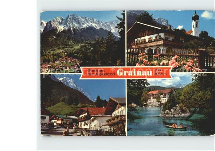 Grainau Total Gasthof Dorfmotiv Gondelteich