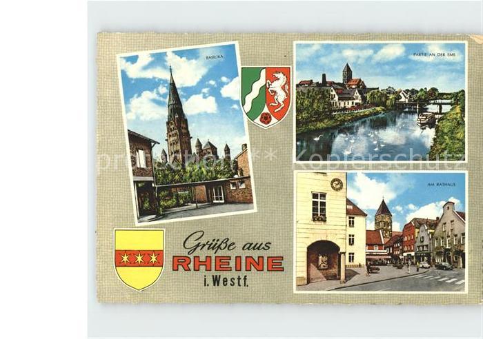 Rheine Basilika Emspartie Am Rathaus