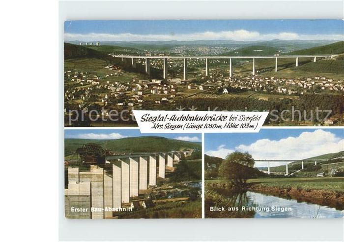 Eiserfeld Siegtal Autobahnbruecke Erster Bauabschnitt